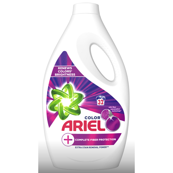 Ariel Color Fiber Protection tekutý prací gel na barevné prádlo 32 dávek 1,76 l