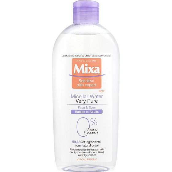 Mixa Very Pure Micellar Water micelární pleťová voda 400 ml