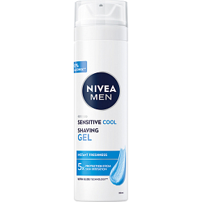 Nivea Men Sensitive Cool gel na holení, 200 ml