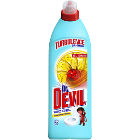 Dr. Devil WC gel Turbulence Lemon Fresh 1L