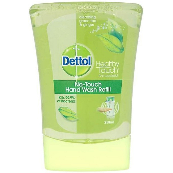 Dettol Zelený čaj mýdlo do bezdotykového dávkovače náhradní náplň 250 ml