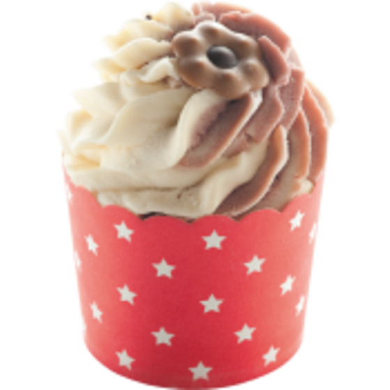 Bomb Cosmetics Čokoládová vločka - Flake Shake Košíček do koupele 110 g