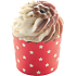 Bomb Cosmetics Čokoládová vločka - Flake Shake Košíček do koupele 110 g