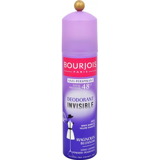 Bourjois Invisible Magnolia Blossom 48hodinový antiperspirant deodorant sprej pro ženy 150 ml