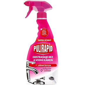 Pulirapid Koupelna a Kuchyně odstraňovač vodního kamene s octem, 500 ml Pulirapid Koupelna a Kuchyně odstraňovač vodního kamene s octem, 500 ml