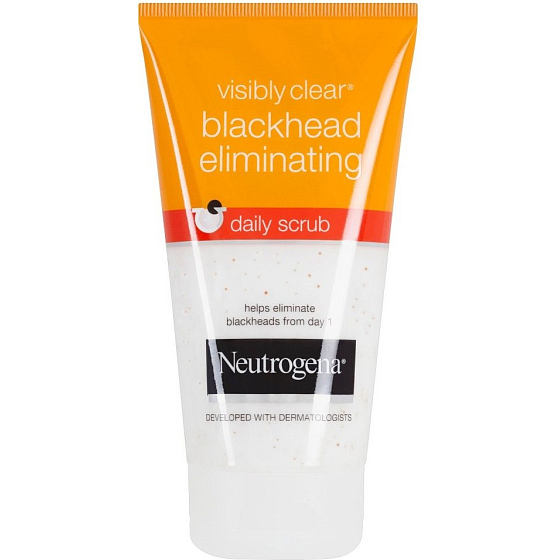 Neutrogena Visibly Clear Blackhead Eliminating peeling proti černým tečkám 150ml