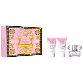 Versace Bright Crystal toaletní voda 50 ml + tělové mléko 50 ml + sprchový gel 50 ml, dárková sada pro ženy