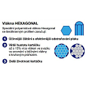 Spokar 3432 Plus extra měkký zubní kartáček do 6 let vlákna Hexagonal více barev1 kus