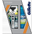 Gillette Mach3 holicí strojek + Power Rush antiperspirant stick pro muže 48 ml, kosmetická sada, pro muže