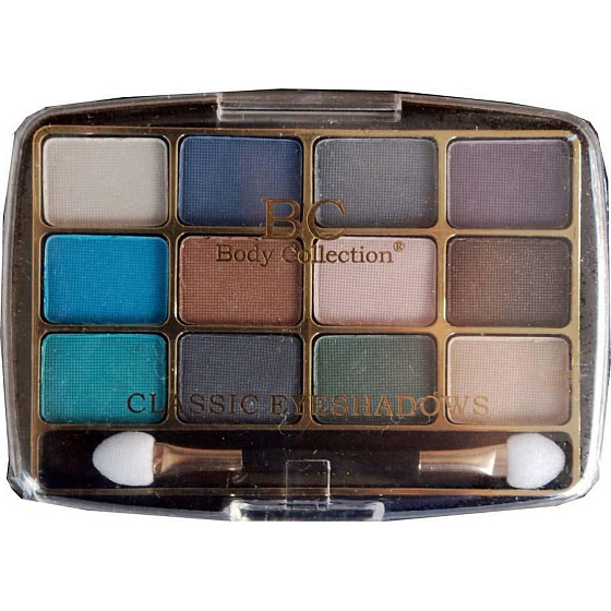 Body Collection Classic Eyeshadow Kosmetická kazeta oční stíny Set 1 12 x 1 g