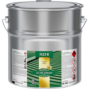 FEST-B S2141, antikorozní nátěr na železo, 0280 hnědý, 12 kg