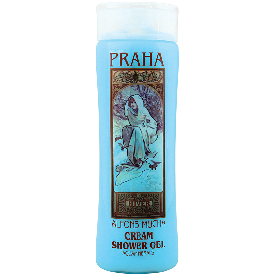 Bohemia Gifts Alfons Mucha Aquaminerál sprchový gel 200 ml