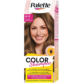 Palette Color Shampoo barva na vlasy 6-5 Oříškově plavá, 50 ml