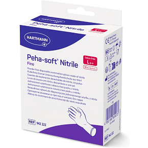 Peha-Soft nitrilové rukavice bez latexu, velikost L, 10 ks Peha-Soft nitrilové rukavice bez latexu, velikost L, 10 ks