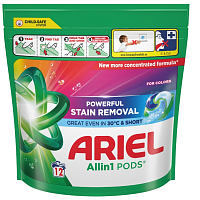 Ariel prací kapsle All‑in‑1 Pods Color, 12 ks
