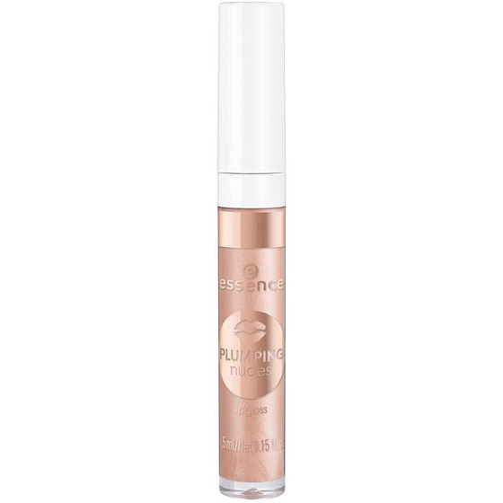 Essence Plumping Nudes lesk na rty 01 XXL Charm 4,5 ml