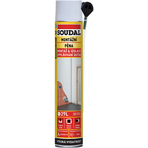 Soudal montážní pěna, rozpínavá, trubičková, 750 ml
