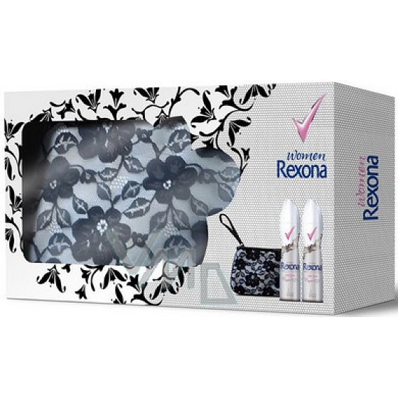 Rexona Crystal Clear Pure 2 x deodorant sprej 150 ml + párty kabelka, kosmetická sada