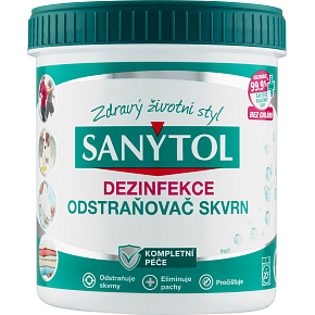 Sanytol dezinfekční odstraňovač skvrn na barevné prádlo, 450 g Sanytol dezinfekční odstraňovač skvrn na barevné prádlo, 450 g
