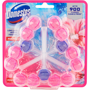 Domestos Power 5 Magnolia WC blok 3 x 50g Domestos Power 5 Magnolia WC blok 3 x 50g
